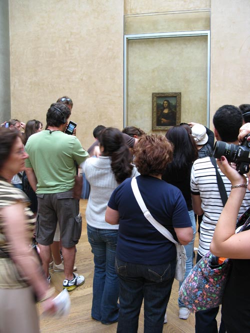 La Joconde (Mona Lisa), Leonardo da Vinci, Room 6, Denon Wing, Musée du Louvre, Paris, France, May 25, 2009