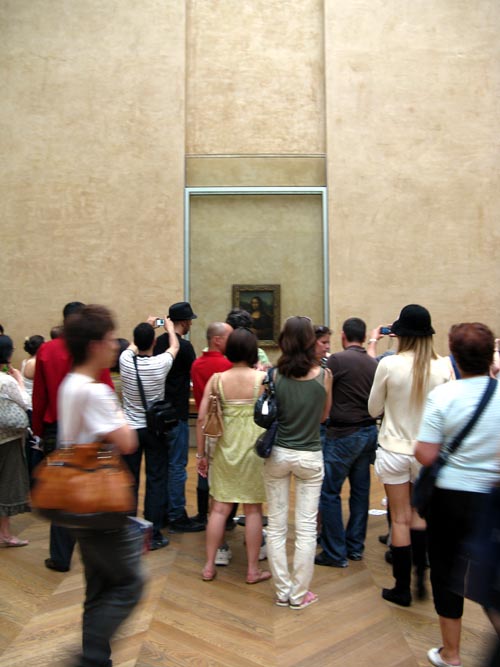 La Joconde (Mona Lisa), Leonardo da Vinci, Room 6, Denon Wing, Musée du Louvre, Paris, France, May 25, 2009