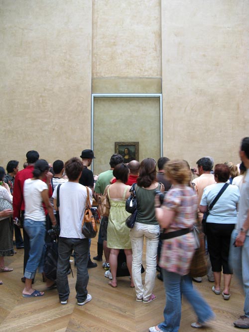 La Joconde (Mona Lisa), Leonardo da Vinci, Room 6, Denon Wing, Musée du Louvre, Paris, France, May 25, 2009