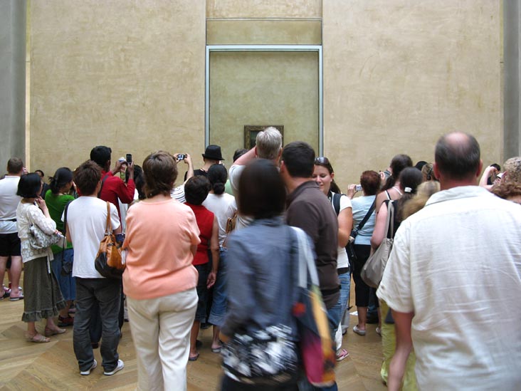 La Joconde (Mona Lisa), Leonardo da Vinci, Room 6, Denon Wing, Musée du Louvre, Paris, France, May 25, 2009