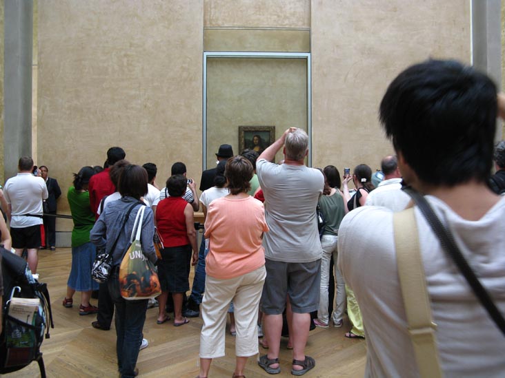 La Joconde (Mona Lisa), Leonardo da Vinci, Room 6, Denon Wing, Musée du Louvre, Paris, France, May 25, 2009