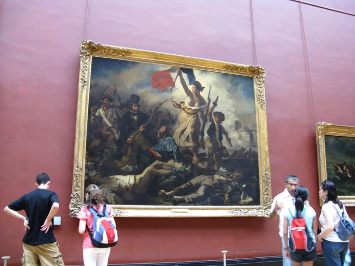 La Liberté guidant le peuple (Liberty Leading the People), Eugène Delacroix, Room 77, Denon Wing, Musée du Louvre, Paris, France, May 25, 2009