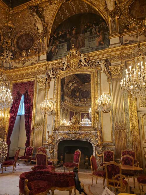 Napoleon III Apartments, Musée du Louvre, Paris, France, July 18, 2025