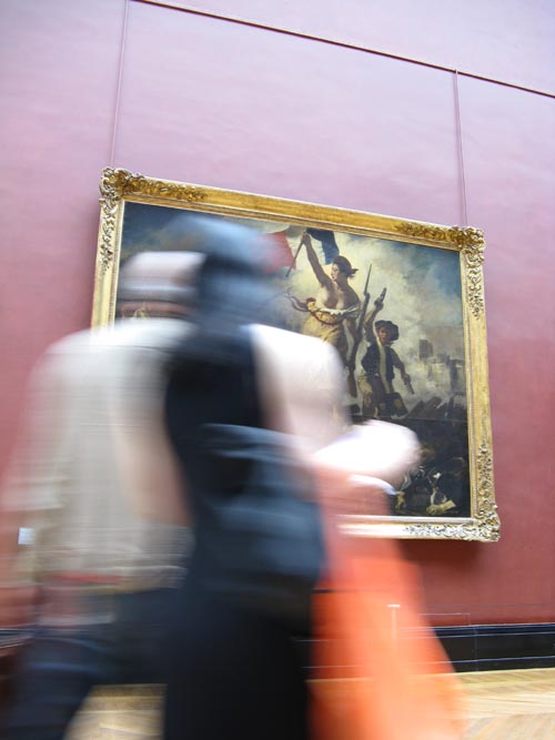 La Liberté guidant le peuple (Liberty Leading the People), Eugène Delacroix, Room 77, Denon Wing, Musée du Louvre, Paris, France, May 25, 2009