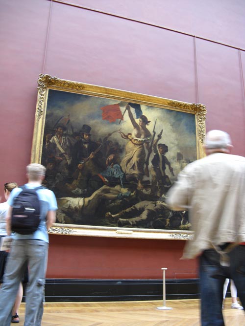 La Liberté guidant le peuple (Liberty Leading the People), Eugène Delacroix, Room 77, Denon Wing, Musée du Louvre, Paris, France, May 25, 2009