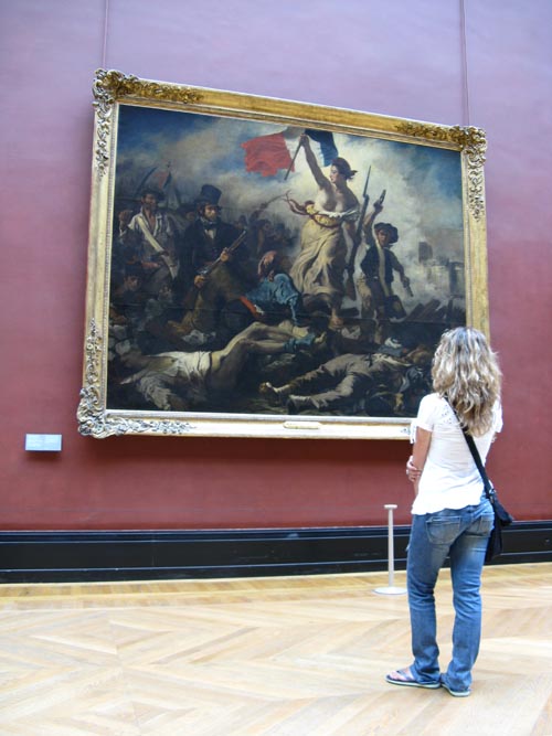 La Liberté guidant le peuple (Liberty Leading the People), Eugène Delacroix, Room 77, Denon Wing, Musée du Louvre, Paris, France, May 25, 2009