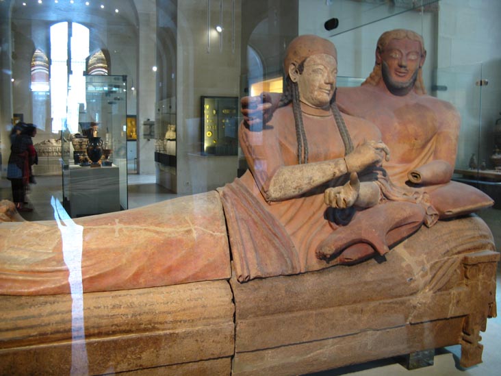 Sarcophagus of a Married Couple, Musée du Louvre, Paris, France, May 25, 2009