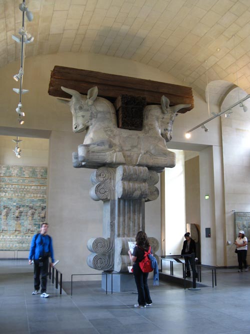 Capital of Apadana, Musée du Louvre, Paris, France, May 25, 2009