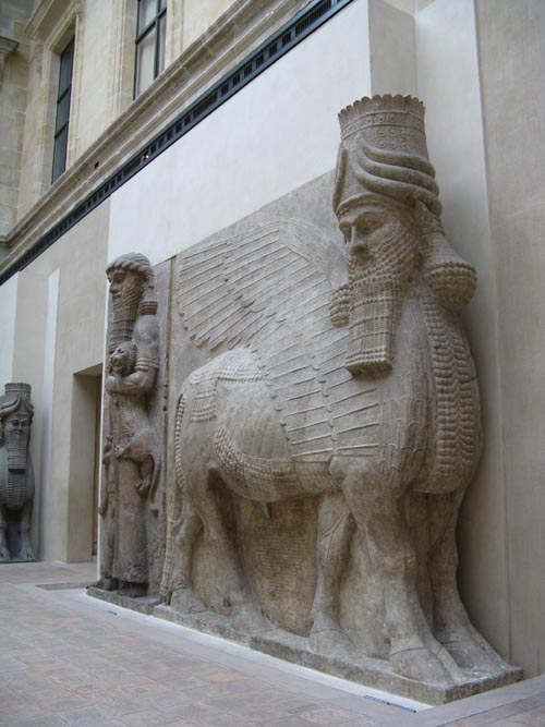 Palace of Sargon II, Musée du Louvre, Paris, France, May 25, 2009