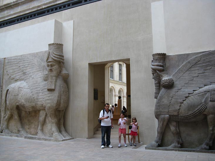 Palace of Sargon II, Musée du Louvre, Paris, France, May 25, 2009