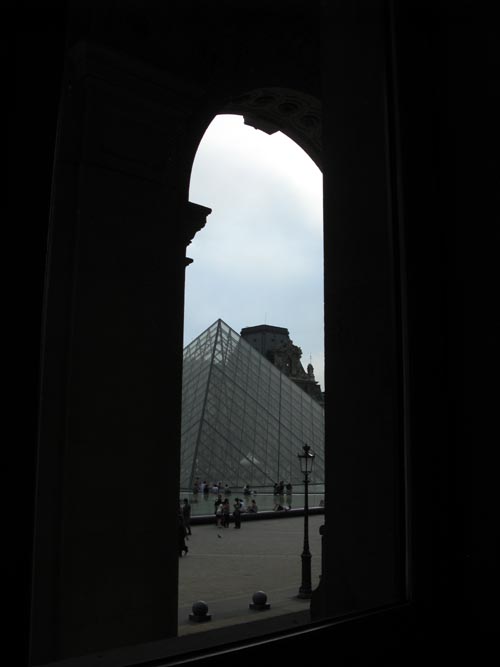 Pyramid From Richelieu Wing, Musée du Louvre, Paris, France, May 25, 2009