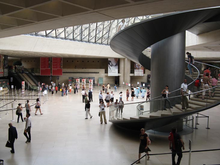 Napoleon Hall, Musée du Louvre, Paris, France, May 25, 2009