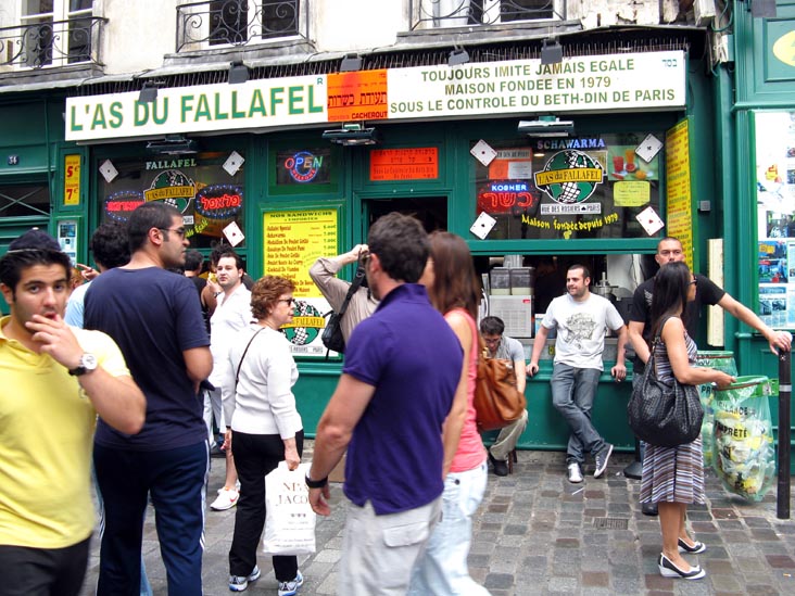 L'As du Fallafel, 34, Rue des Rosiers, 4e Arrondissement, Paris, France