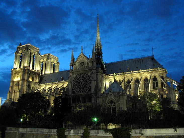 Cathédrale Notre-Dame de Paris, 6 Parvis Notre-Dame-Place Jean-Paul II, 4e Arrondissement, Paris, France, May 23, 2009
