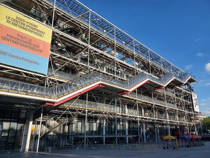 Centre Pompidou, Place Georges-Pompidou, 4e Arrondissement, Paris, France, July 17, 2025