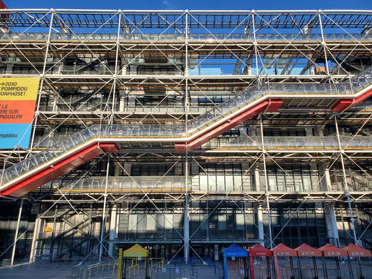 Centre Pompidou, Place Georges-Pompidou, 4e Arrondissement, Paris, France, July 17, 2025