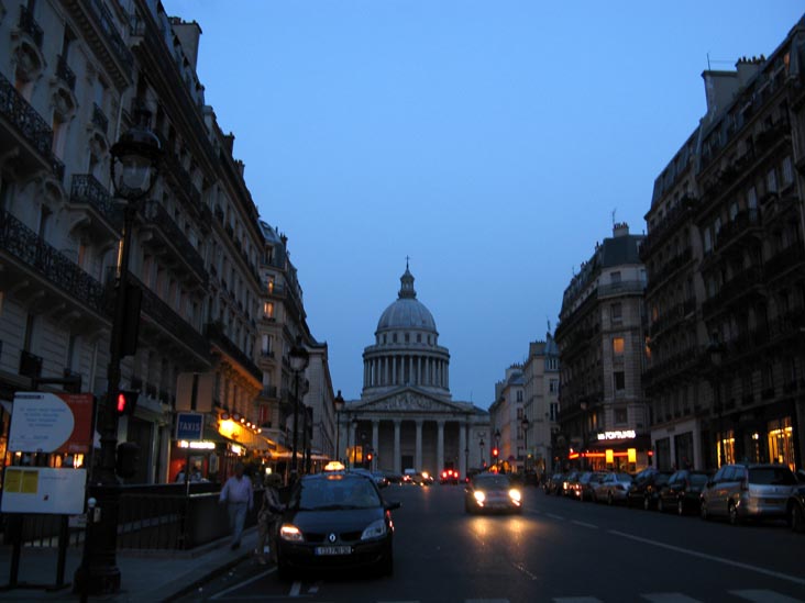 Le Panthéon From Rue Soufflot, 5e Arrondissement, Paris, France
