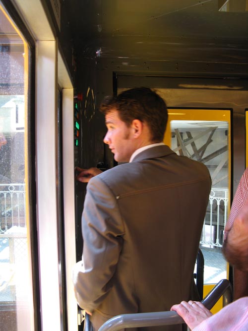 Elevator Operator, Ascenseur Jusqu'au 2ème Étage (Elevator to Second Floor), Pilier Est (East Pillar), Tour Eiffel (Eiffel Tower), Paris, France