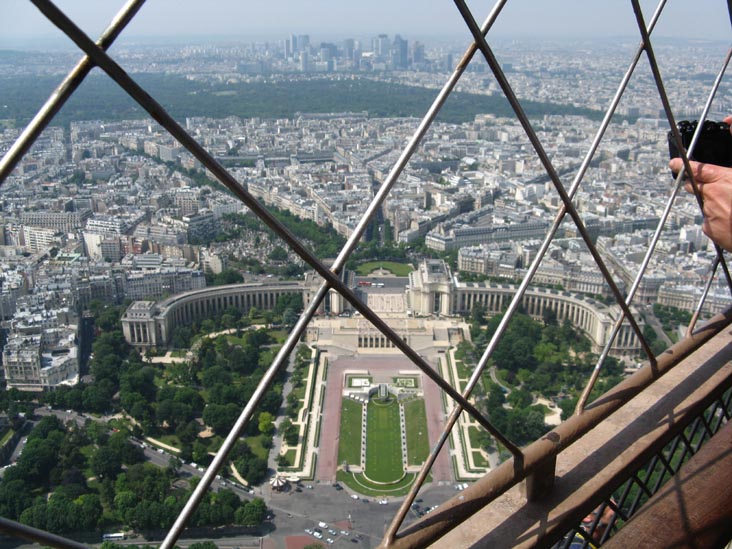 Trocadero From Top Floor (Sommet), Eiffel Tower (Tour Eiffel), Paris, France