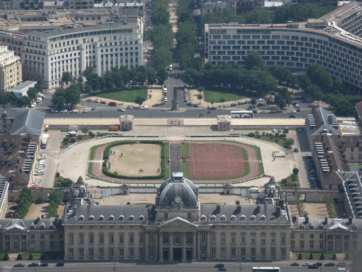 École Militaire From Top Floor (Sommet), Eiffel Tower (Tour Eiffel), Paris, France
