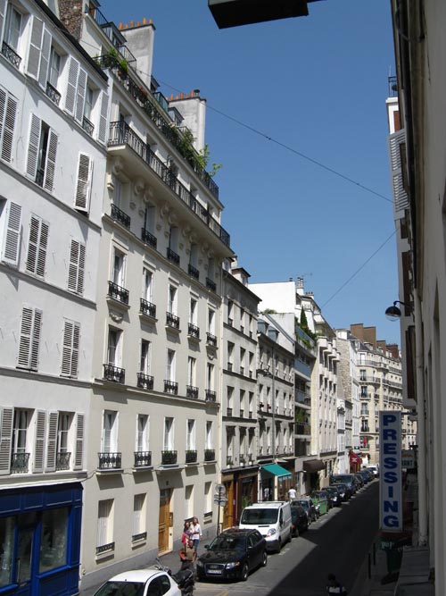 View Up Rue Malar From Room 318, Hotel Malar, 29, Rue Malar, 7e Arrondissement, Paris, France