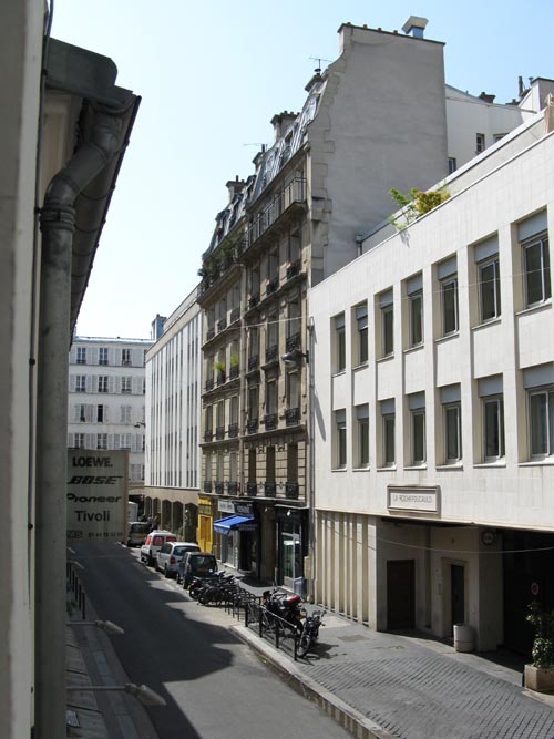 View Down Rue Malar From Room 318, Hotel Malar, 29, Rue Malar, 7e Arrondissement, Paris, France