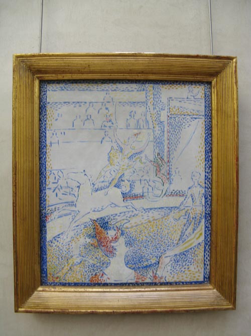 Le Cirque Study, Georges Seurat, Salle 46, Musée d'Orsay, Paris, France, May 23, 2009