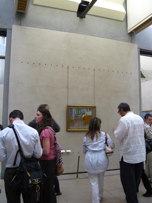 Bedroom in Arles, Vincent Van Gogh, Salle 35, Musée d'Orsay, Paris, France, May 23, 2009