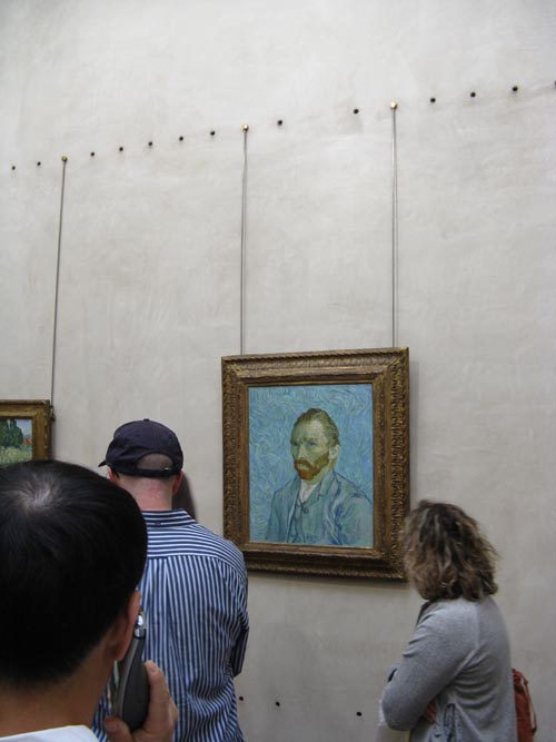 Self Portrait, Vincent Van Gogh, Salle 35, Musée d'Orsay, Paris, France, May 23, 2009
