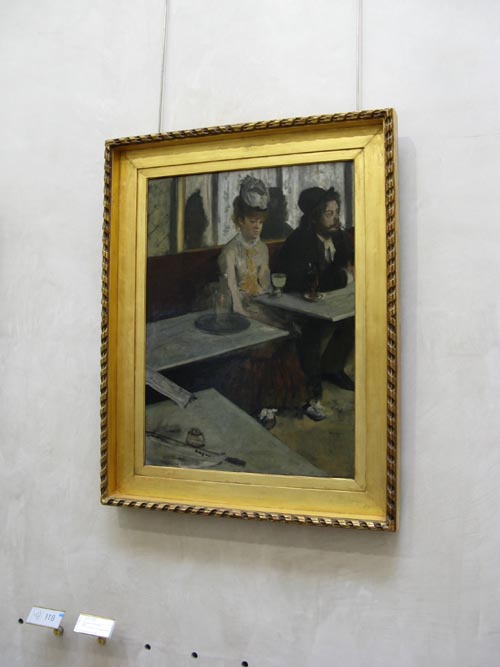 Dans un café, Edgar Degas, Salle 31, Musée d'Orsay, Paris, France, May 23, 2009