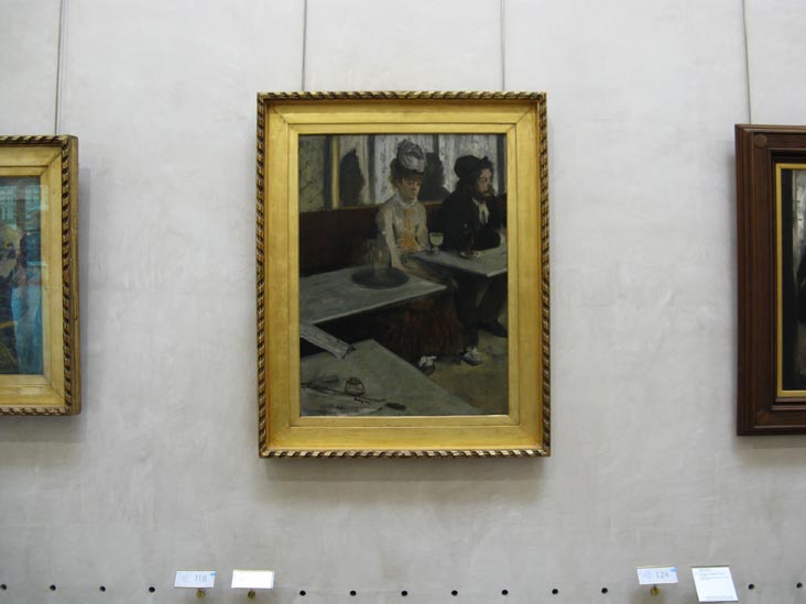 Dans un café, Edgar Degas, Salle 31, Musée d'Orsay, Paris, France, May 23, 2009