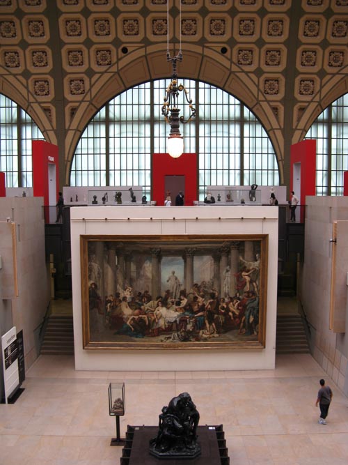 Romains de la décadence, Thomas Couture, Rez-de-chaussée, Musée d'Orsay, Paris, France, May 23, 2009