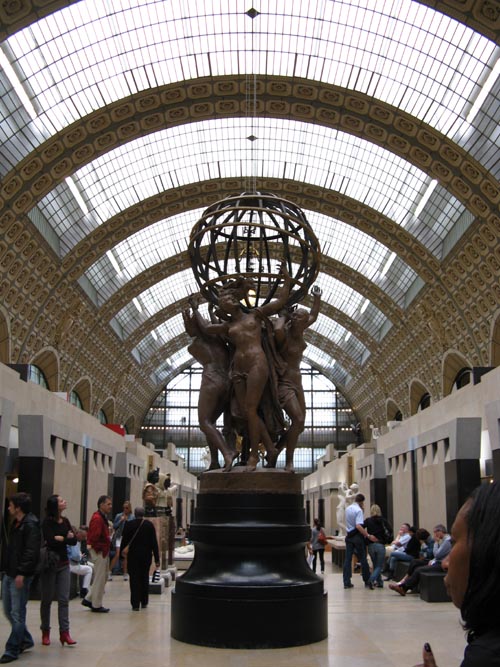 Les quatre parties du monde soutenant la sphère céleste, Jean-Baptiste Carpeaux, Musée d'Orsay, Paris, France, May 23, 2009