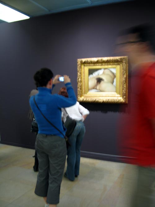 L'Origine du monde, Gustave Courbet, Salle 16, Musée d'Orsay, Paris, France, May 23, 2009