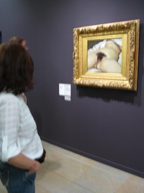 L'Origine du monde, Gustave Courbet, Salle 16, Musée d'Orsay, Paris, France, May 23, 2009