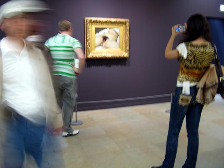 L'Origine du monde, Gustave Courbet, Salle 16, Musée d'Orsay, Paris, France, May 23, 2009