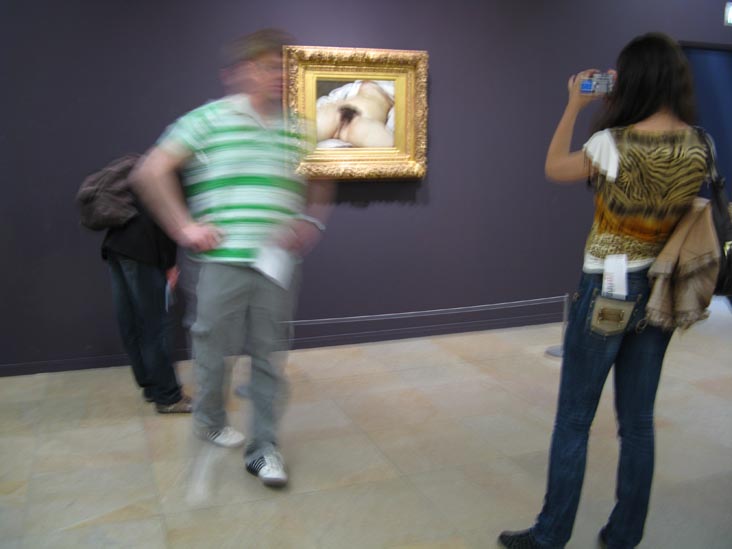 L'Origine du monde, Gustave Courbet, Salle 16, Musée d'Orsay, Paris, France, May 23, 2009