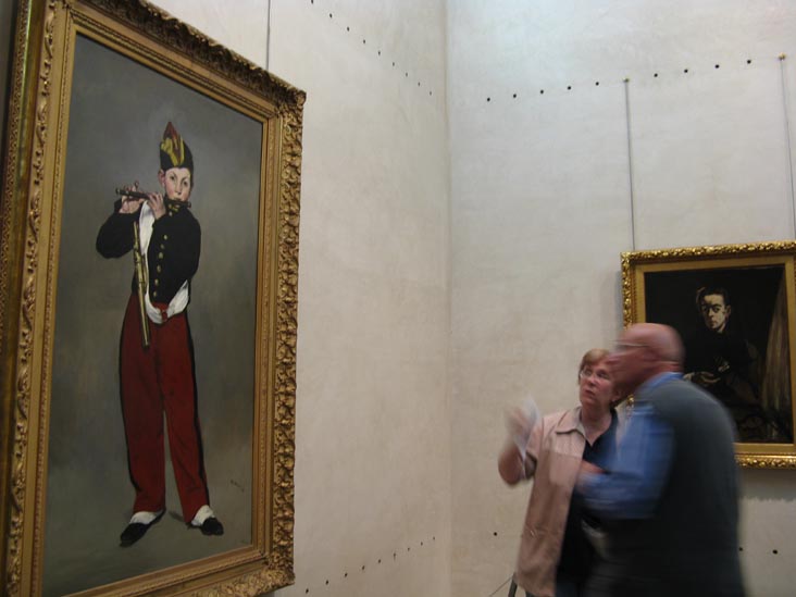 Le Fifre, Edouard Manet, Salle 14, Musée d'Orsay, Paris, France, May 23, 2009