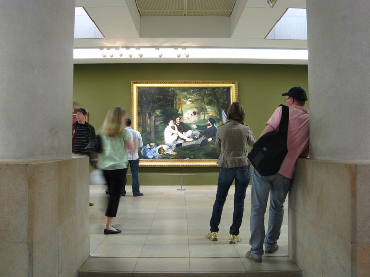 Le Déjeuner sur l'Herbe, Galerie Seine, Edouard Manet, Musée d'Orsay, Paris, France, May 23, 2009