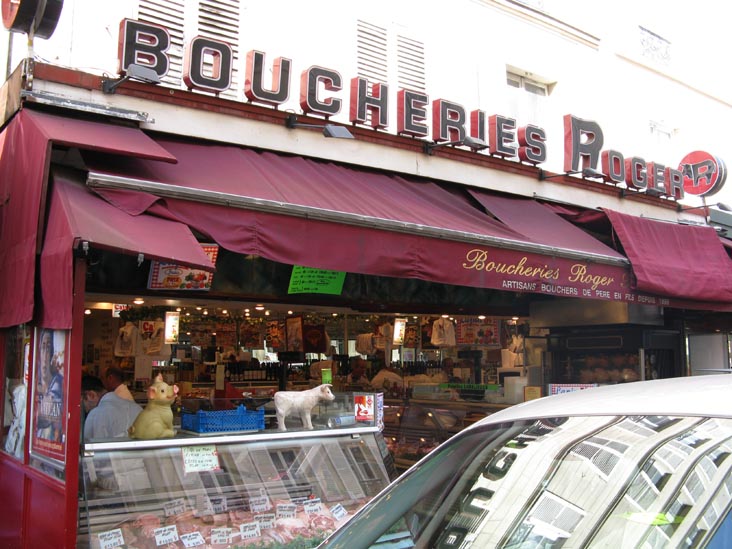 Boucheries Roger, Rue Cler, 7e Arrondissement, Paris, France
