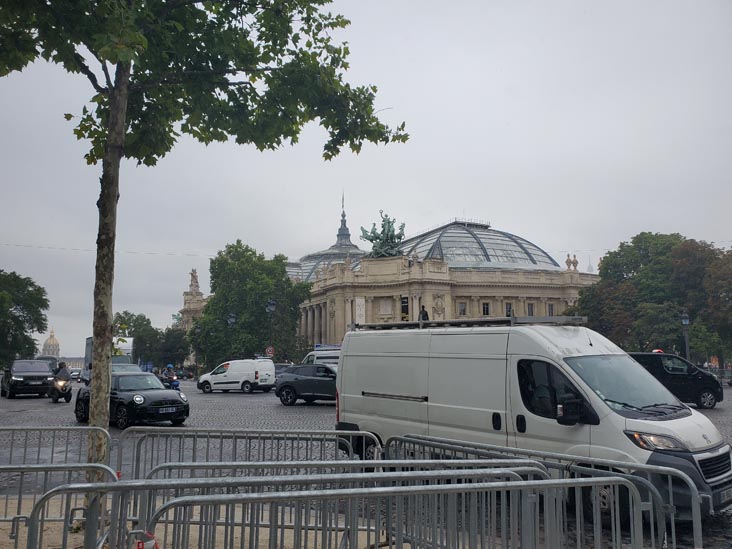 Grand Palais From Champs-Élysées at Av. de Marigny, 8e Arrondissement, Paris, France, July 17, 2025