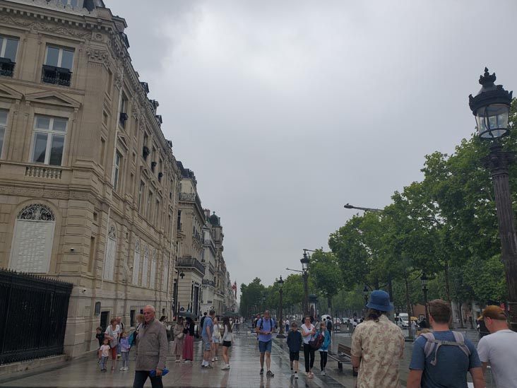 Champs-Élysées From Place Charles de Gaulle, 8e Arrondissement, Paris, France, July 17, 2025