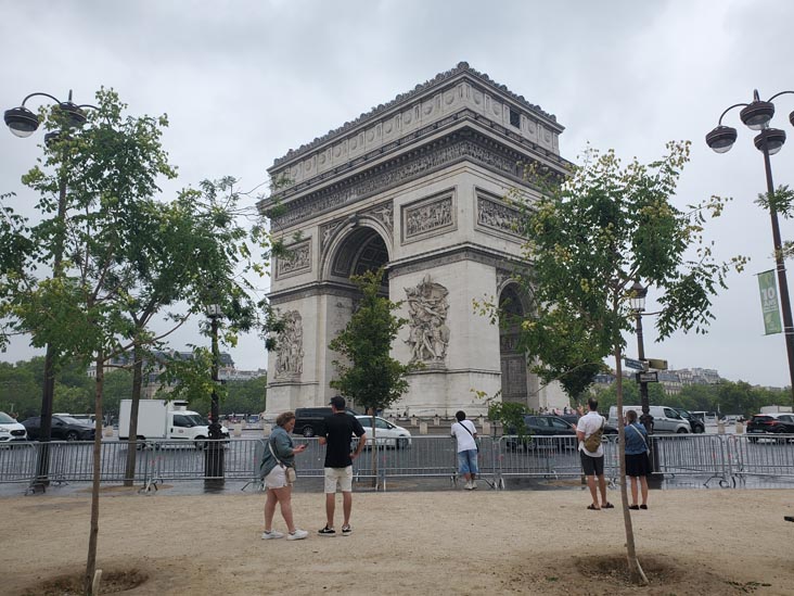 Arc de Triomphe From Place Charles de Gaulle, 8e Arrondissement, Paris, France, July 17, 2025