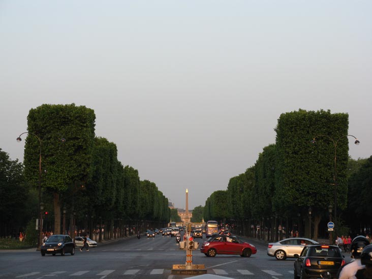 Place de la Concorde From Champs-Élysées, 8e Arrondissement, Paris, France, May 24, 2009
