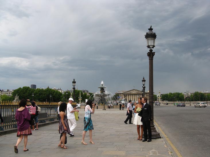 Wedding Photo, Place de la Concorde, 8e Arrondissement, Paris, France, May 23, 2009