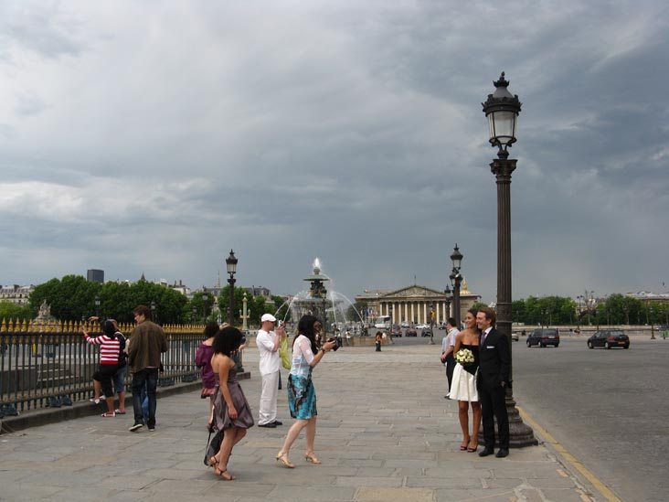 Wedding Photo, Place de la Concorde, 8e Arrondissement, Paris, France, May 23, 2009