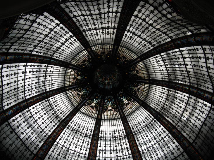 Lafayette Coupole (Dome), Galeries Lafayette, 40, Boulevard Haussmann, 9e Arrondissement, Paris, France