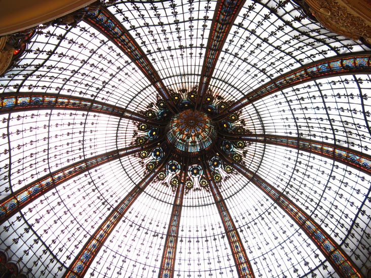 Lafayette Coupole (Dome), Galeries Lafayette, 40, Boulevard Haussmann, 9e Arrondissement, Paris, France