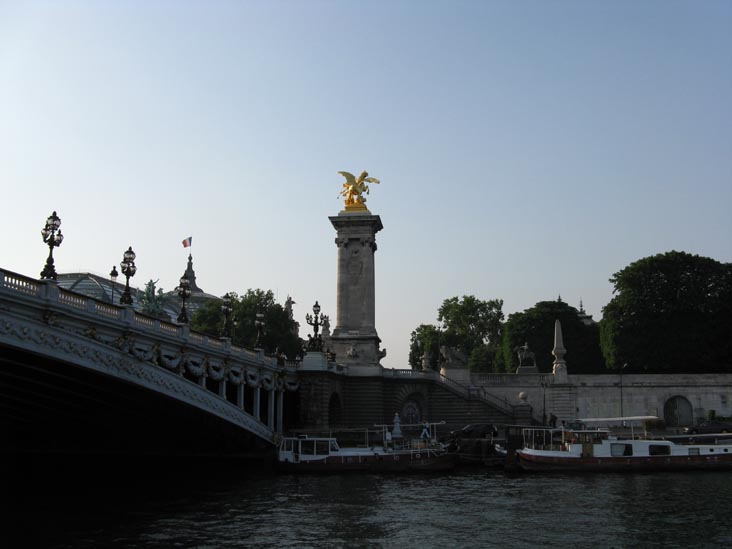 Pont Alexandre III, Bateaux-Mouches Sightseeing Cruise, River Seine, Paris, France