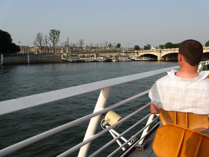 Pont de la Concorde, Bateaux-Mouches Sightseeing Cruise, River Seine, Paris, France